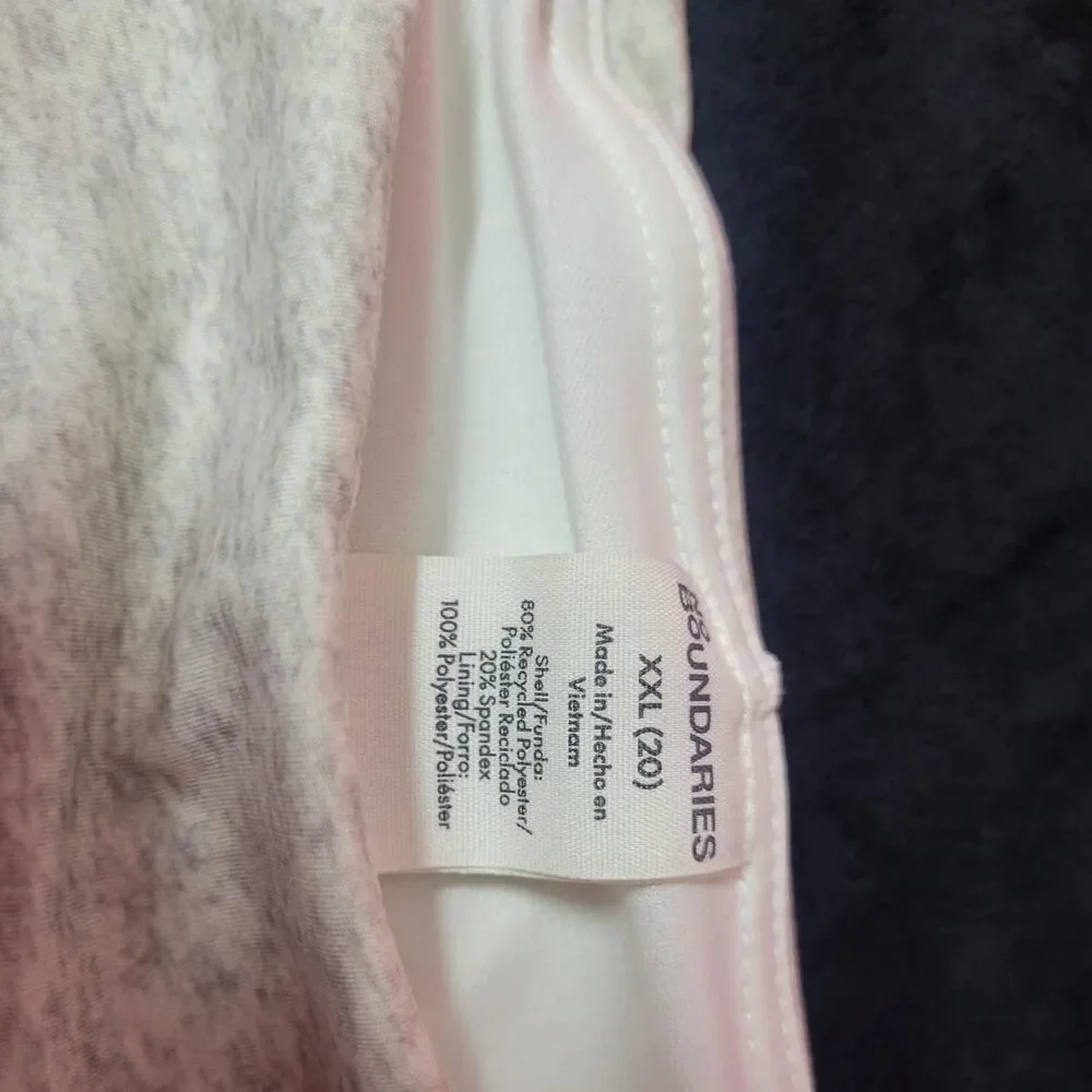 XXL-No-boundaries Women's Grey and Pink Shorts